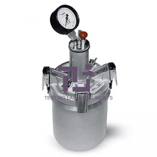 Concrete Air Entrainment Meter, Pressure Gauge Type, 7 Litres
