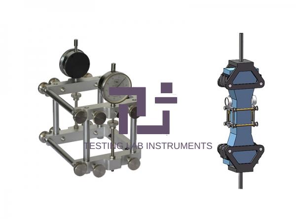 Concrete Tensile Elastic Modulus Test Frame used on UTM