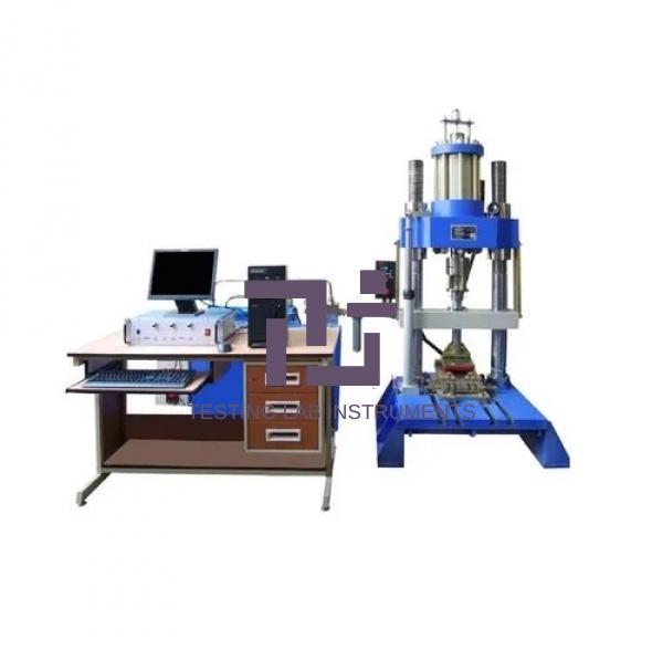 Servo Controlled Endurance Testing Machine for Cyclic and Static Rubber Pads