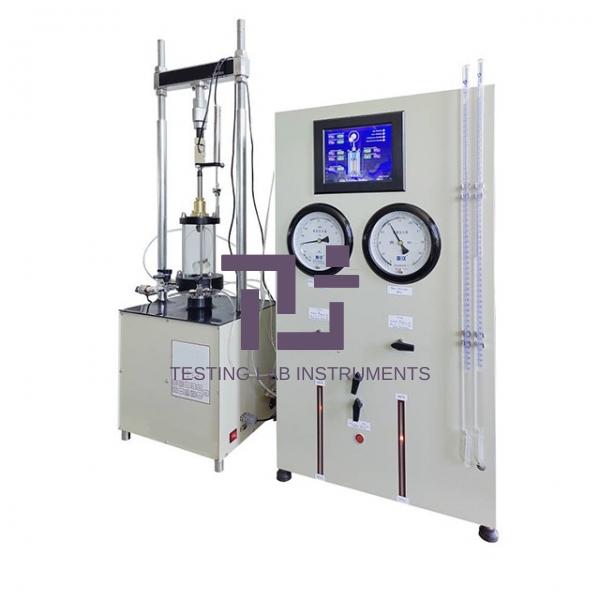 Strain-Controlled Triaxial Test Apparatus with Touch Screen